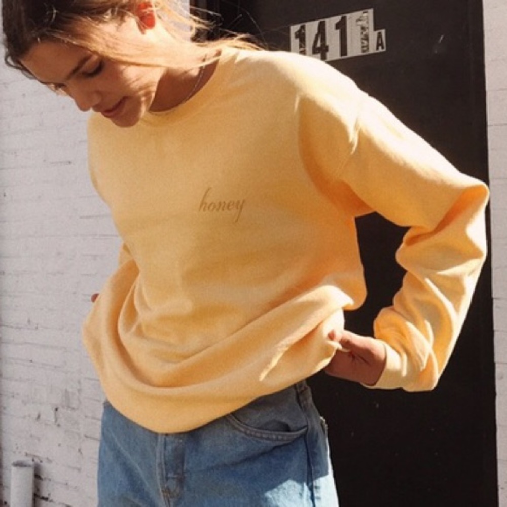 Open to Offers! Brandy Melville Honey Sweatshirt